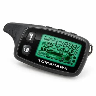 Брелок-пульт Tomahawk TW-9010 с ЖК-экраном — вид спереди